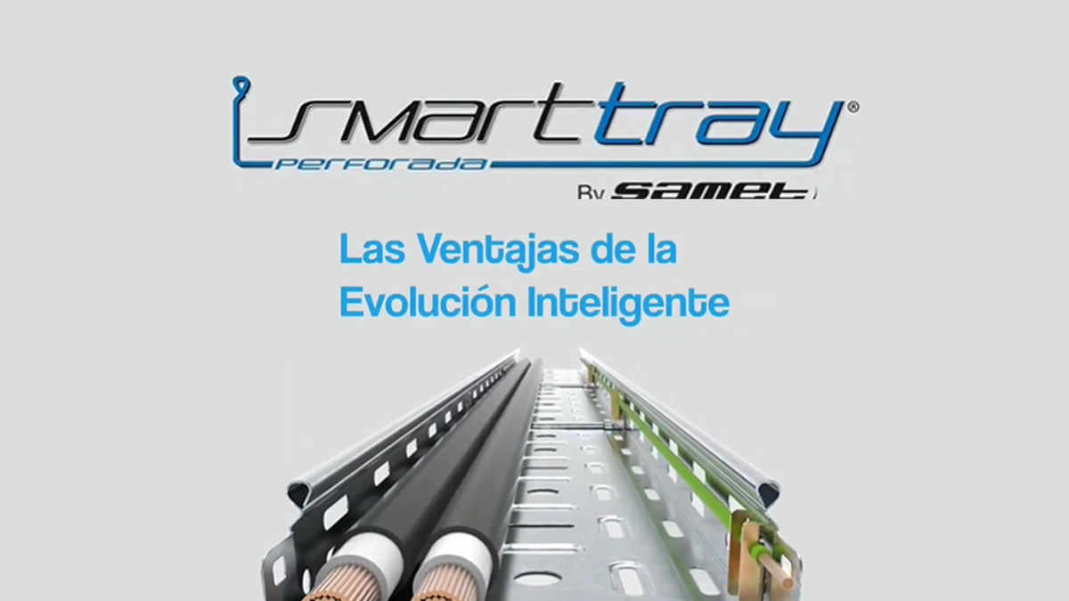 Bandejas portacables Smarttray Perforada