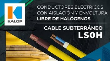 Kalop Novedades: conductores eléctricos con aislación y envoltura libre de halógenos