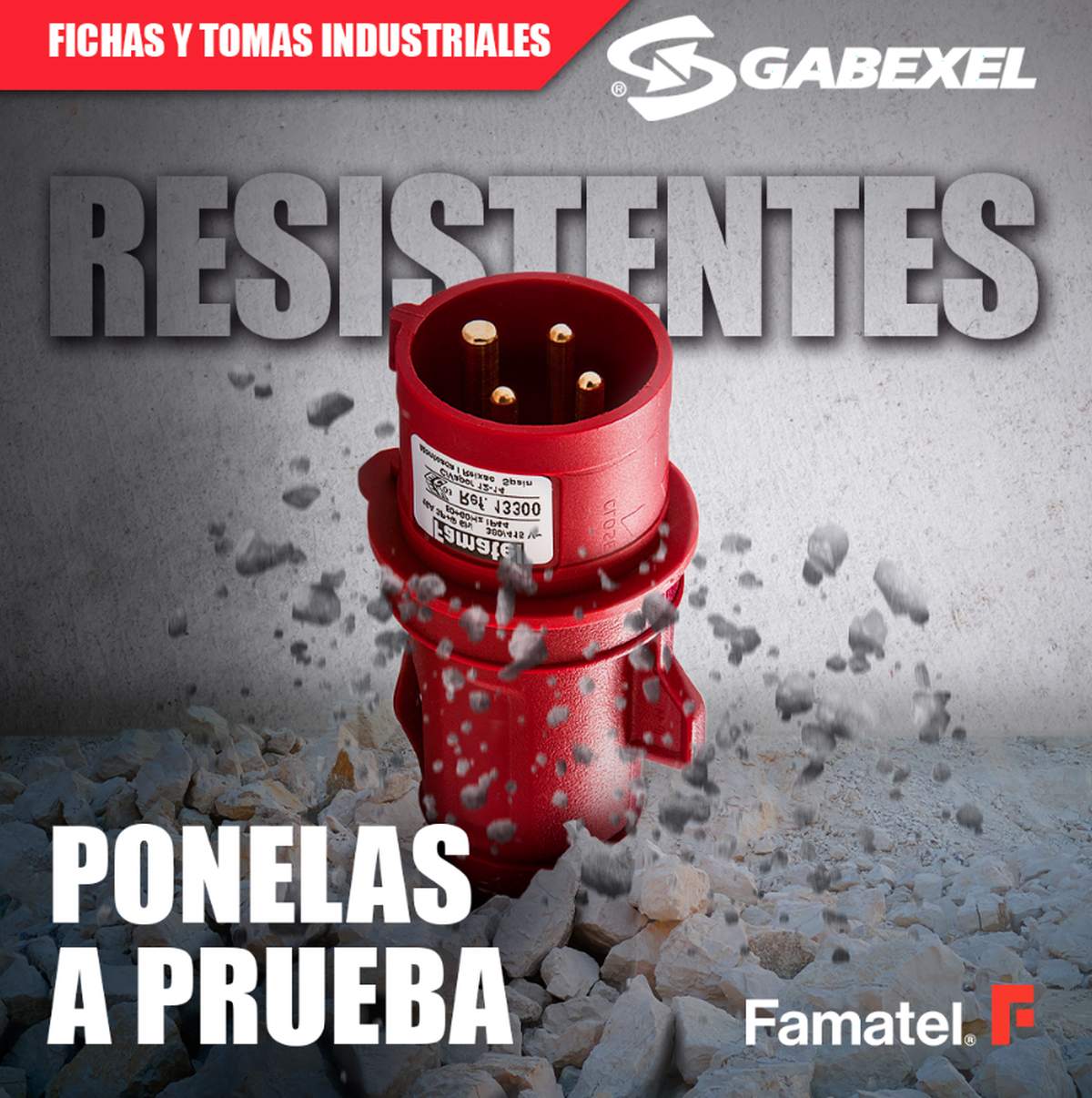 Fichas y tomas industriales Famatel - Gabexel