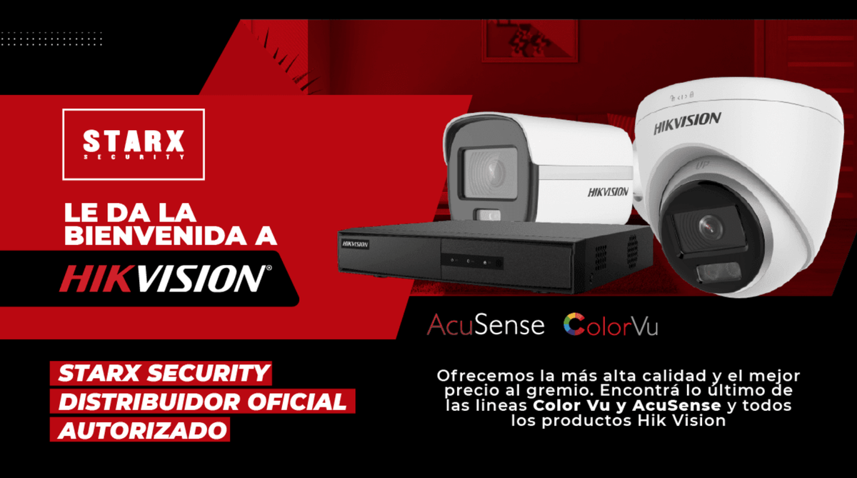 Starx Security nuevo distribuidor oficial de  HikVision