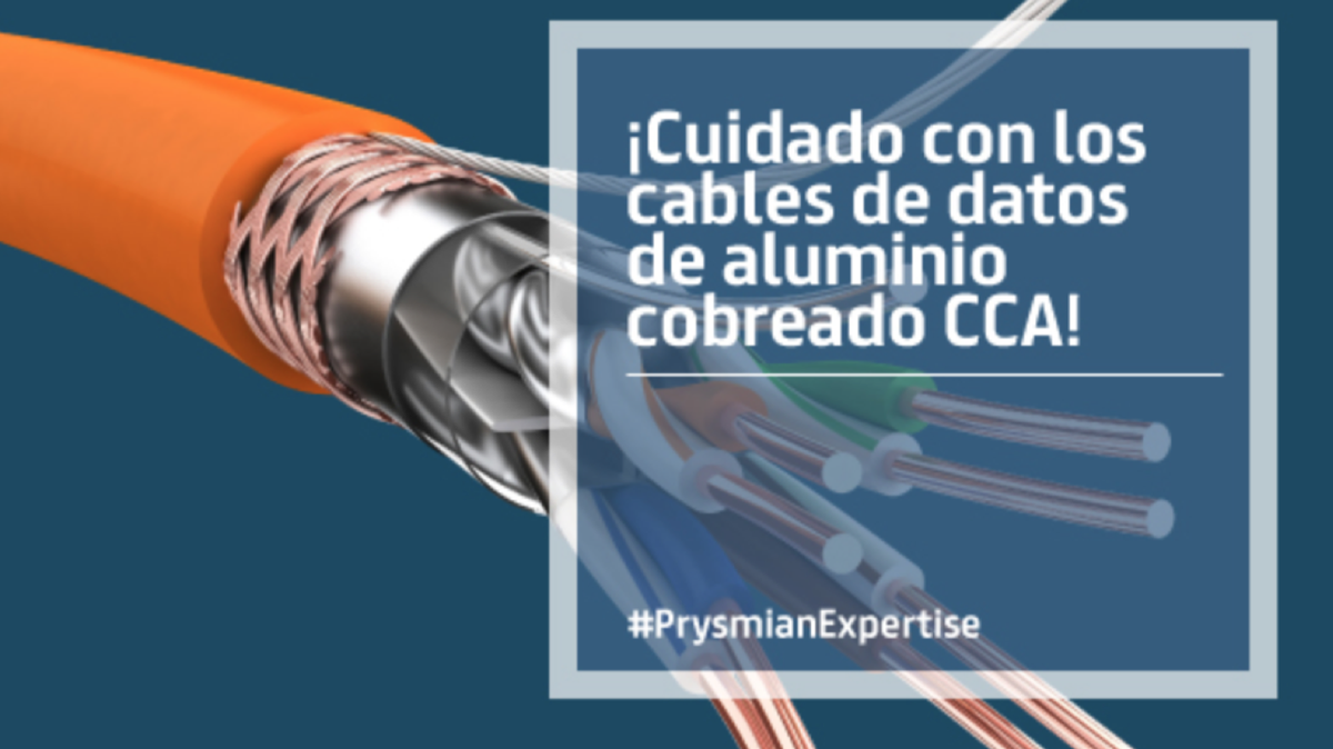¡Cuidado con los cables de datos de aluminio cobreado CCA!