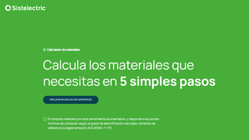 Calculador de materiales de Sistelectric