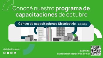 Mirá el calendario de capacitaciones de octubre Sistelectric by Genrod