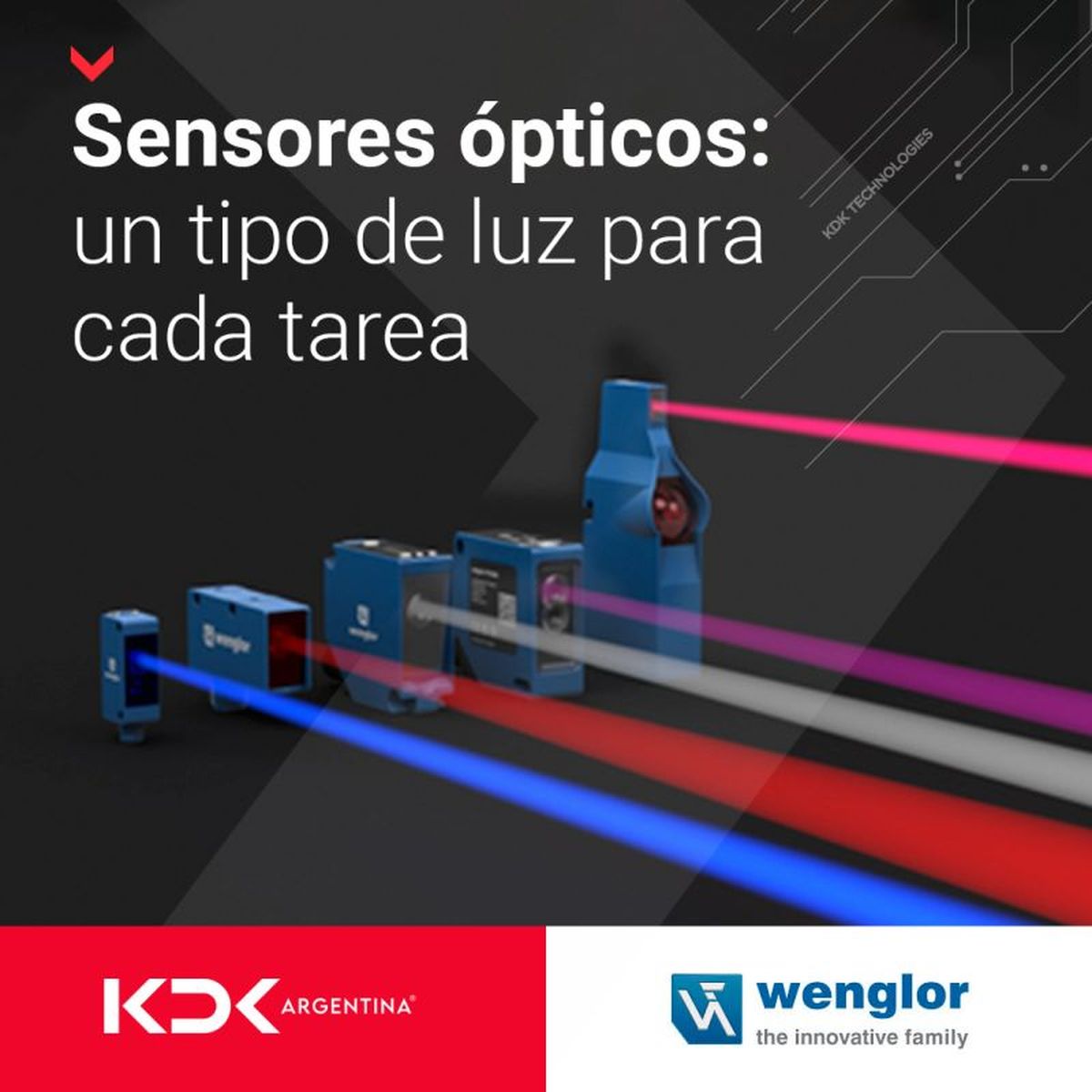 KDK: sensores ópticos: un tipo de luz para cada tarea.