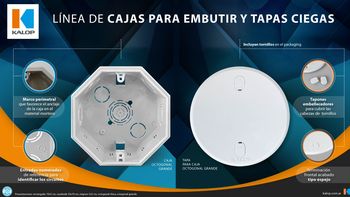 Conocé las cajas de embutir de Kalop