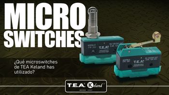 ¿Qué microswitches de TEA Keland has utilizado?