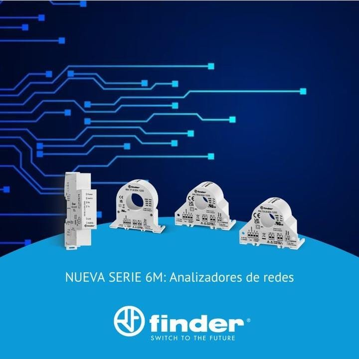 Nuevos analizadores de redes serie 6M de Finder