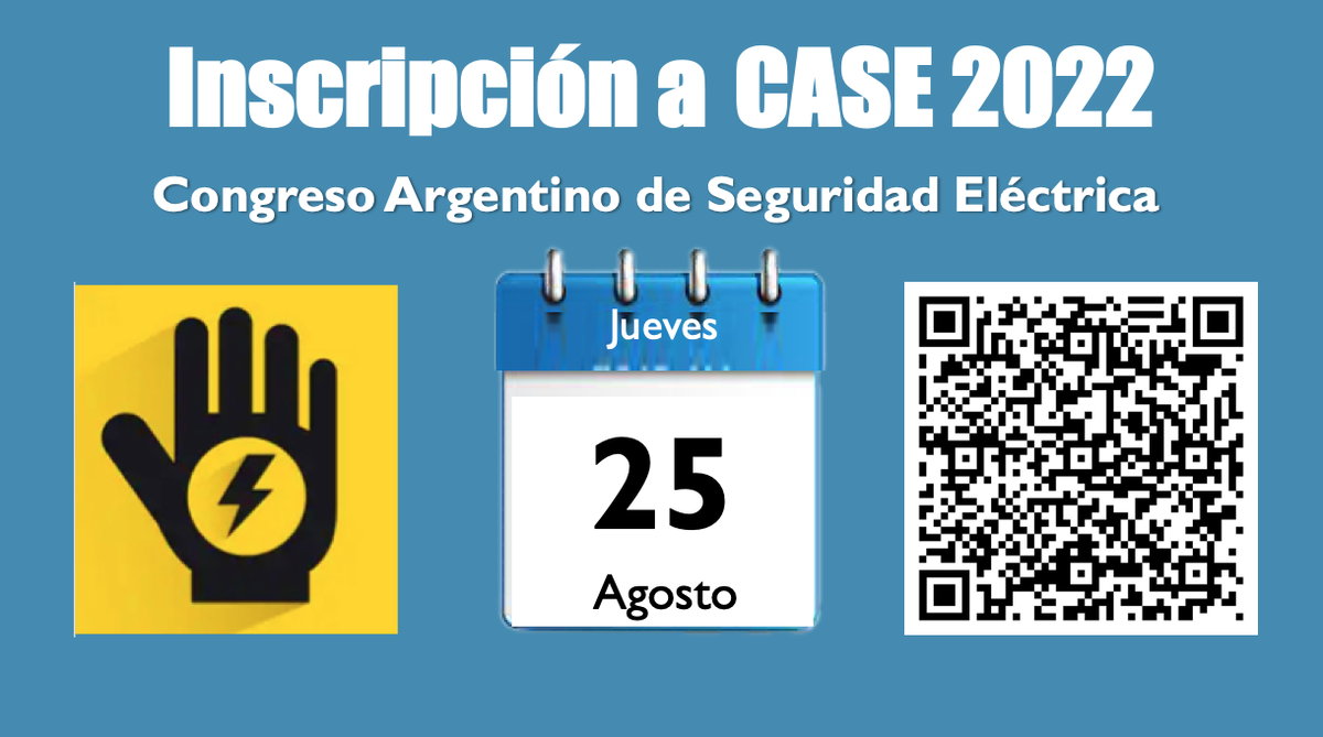 Inscripción a CASE 2022: Congreso Argentino de Seguridad Eléctrica