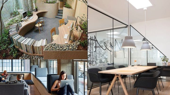 7 fantásticas ideas de decoración de oficinas modernas