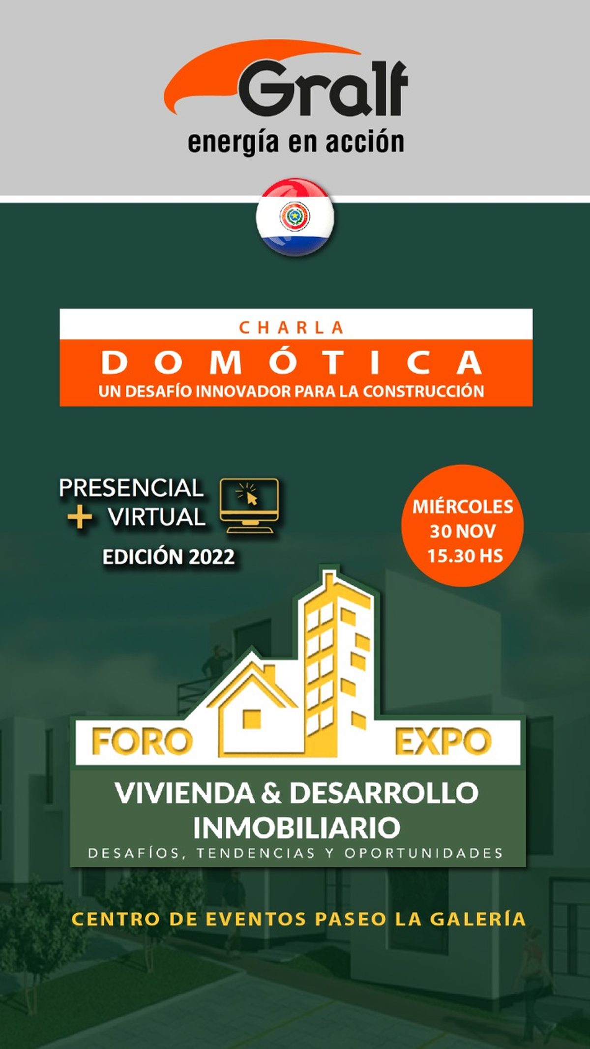 Gralf participa del Foro-Expo Vivienda y Desarrollo inmobiliario Paraguay 2022