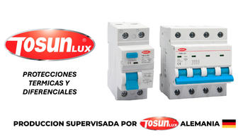 TOSUN LUX interruptores termomagneticos y diferenciales