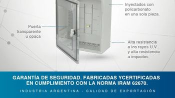 Conextube: gabinetes DIN IP65 ARGENPOL