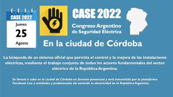 CASE 2022 se realizará en agosto en la ciudad de Córdoba