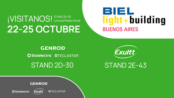 La BIEL Light + Building Buenos Aires 2025 abre sus puertas, y Genrod dice presente