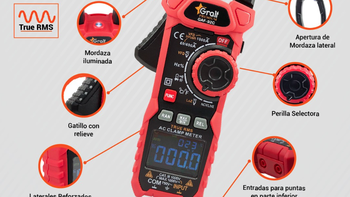 Pinza Amperométrica GAF-92C de Gralf