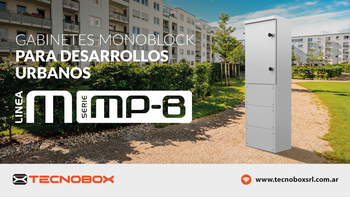 Gabinetes monoblock TECNOBOX para distribución de energía 