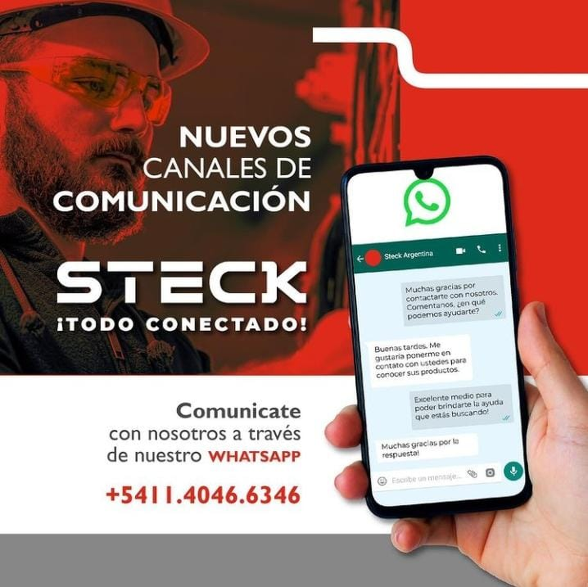 Nuevo canal de comunicación de Steck