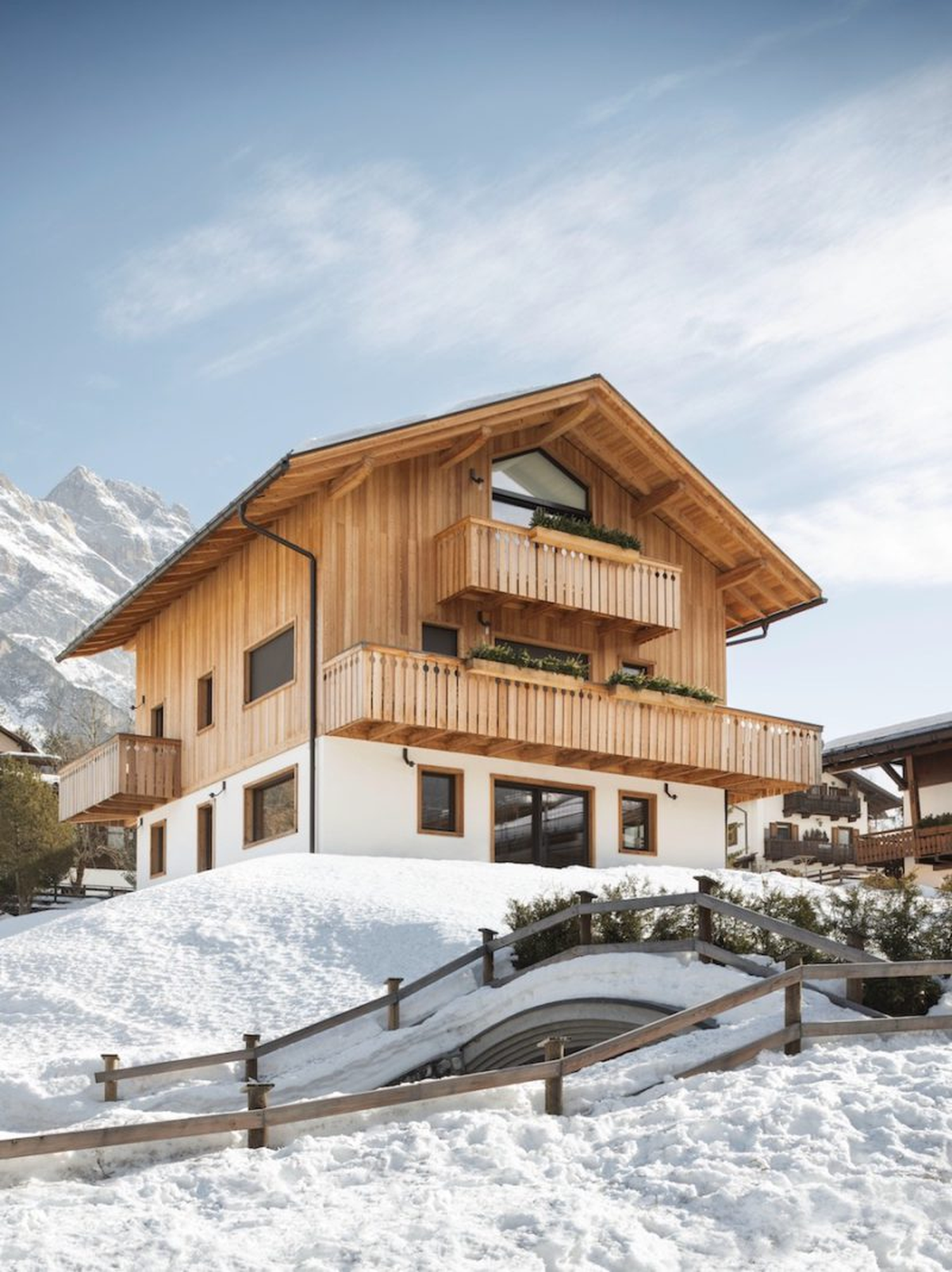 Arquitectura: el refugio perfecto a los pies de los Dolomitas