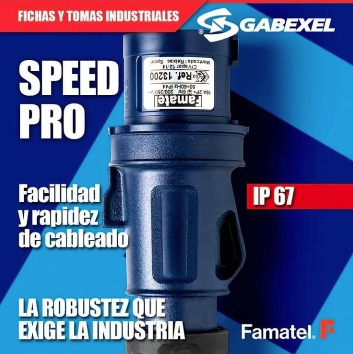Fichas y Tomas Industriales FAMATEL - GABEXEL