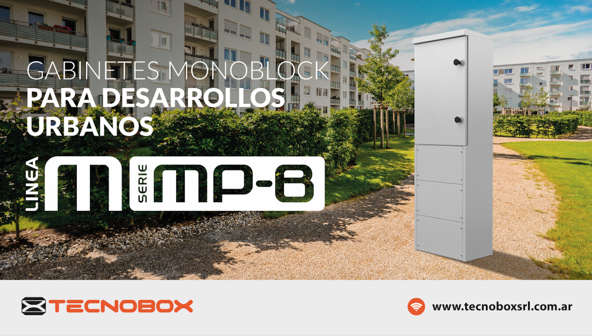 Gabinetes monoblock TECNOBOX para distribución de energía
