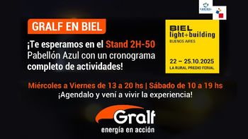 Gralf en BIEL Light + Building Buenos Aires 2025